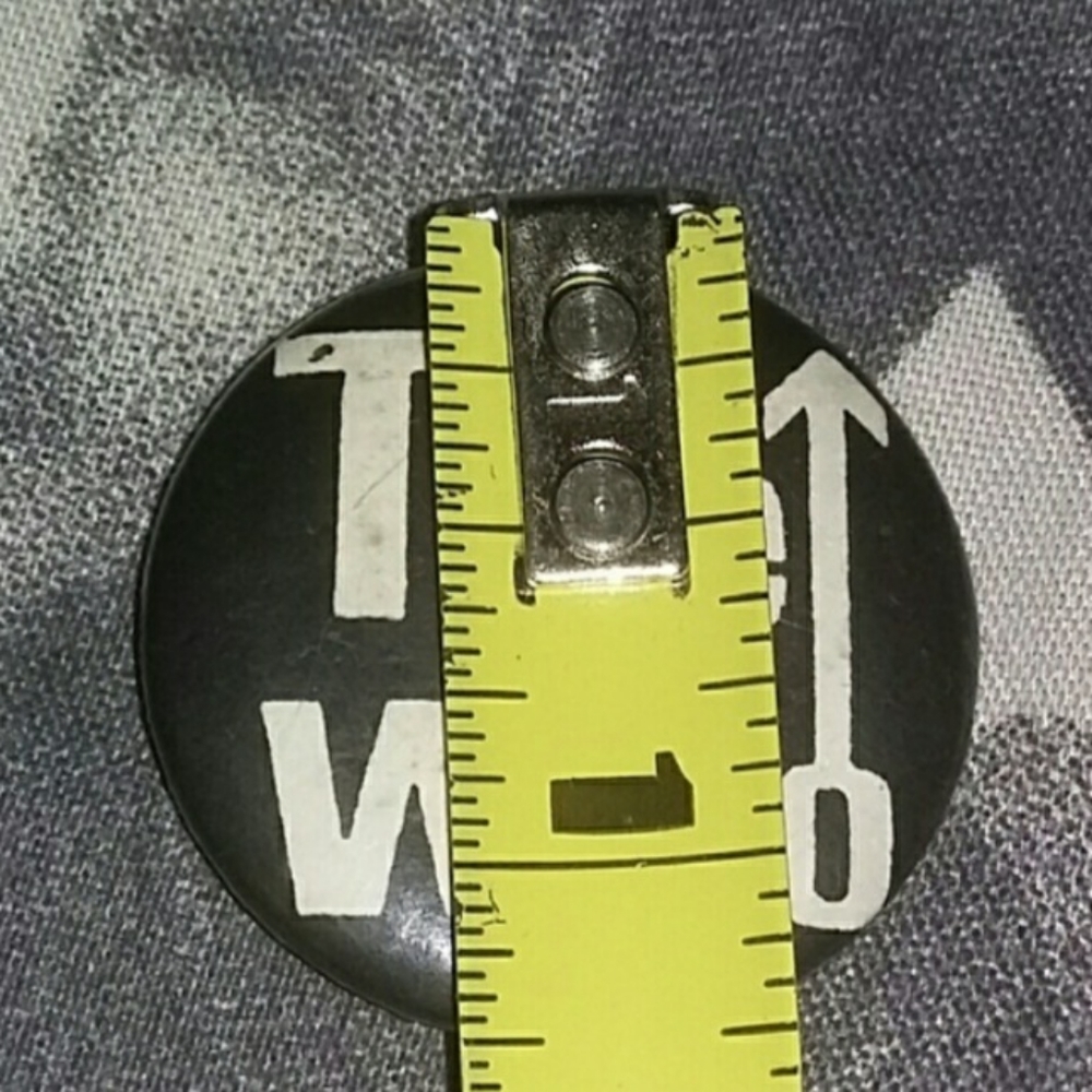 70s The Who Vintage Rock Button Pin - Picture 2 of 2